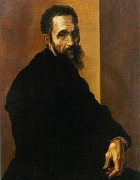 Michelangelo Buonarroti in einem Portr&auml;t von Jacopino del Conte, um 1535 Wikipedia